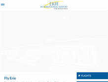 Tablet Screenshot of erieairport.org